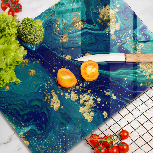 Kryt na sporák Abstrakcia so zlatom