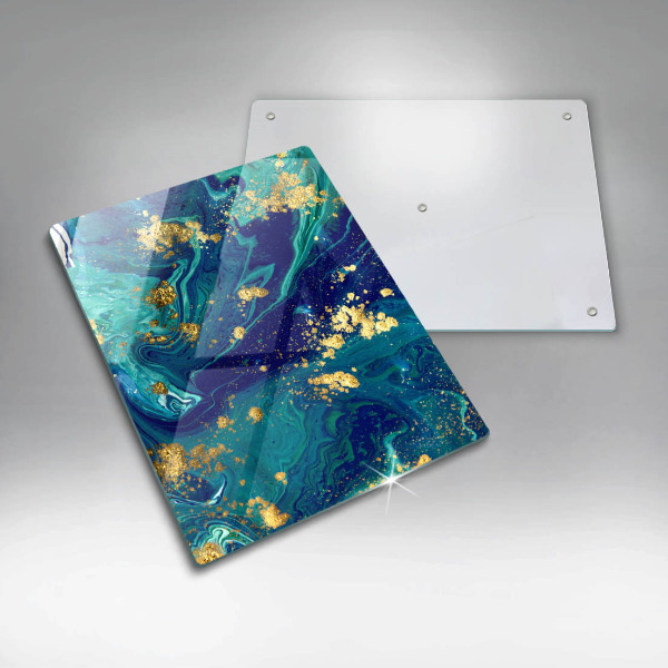 Kryt na sporák Abstrakcia so zlatom