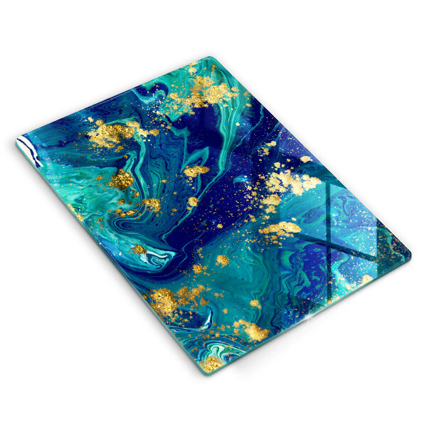 Kryt na sporák Abstrakcia so zlatom