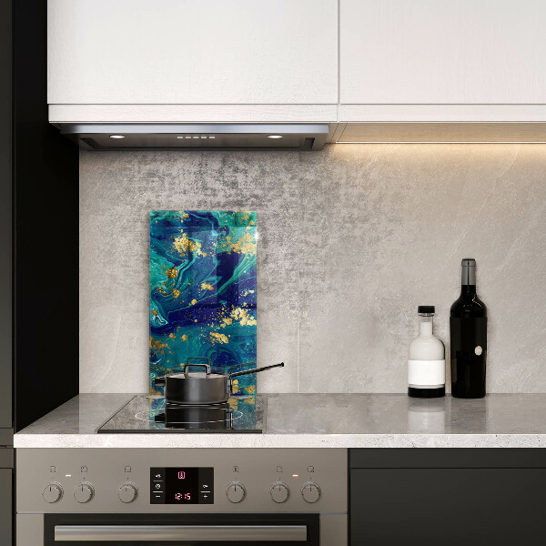 Kryt na sporák Abstrakcia so zlatom