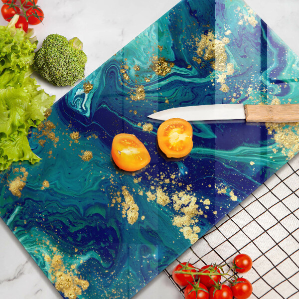 Kryt na sporák Abstrakcia so zlatom