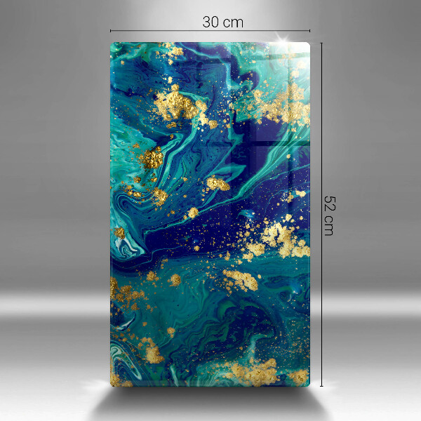 Kryt na sporák Abstrakcia so zlatom