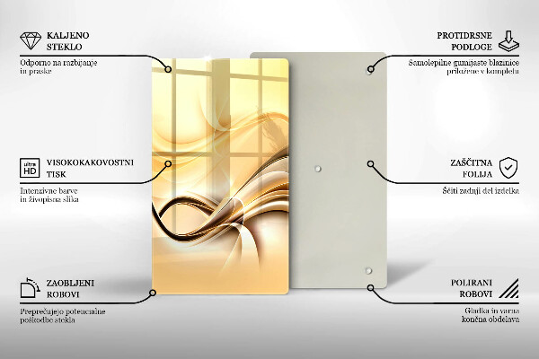 Kryt na sporák Abstrakcia dymu