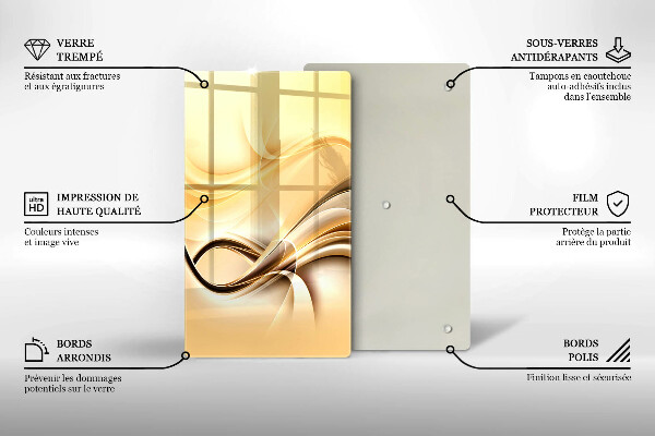 Kryt na sporák Abstrakcia dymu