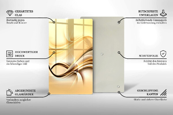 Kryt na sporák Abstrakcia dymu