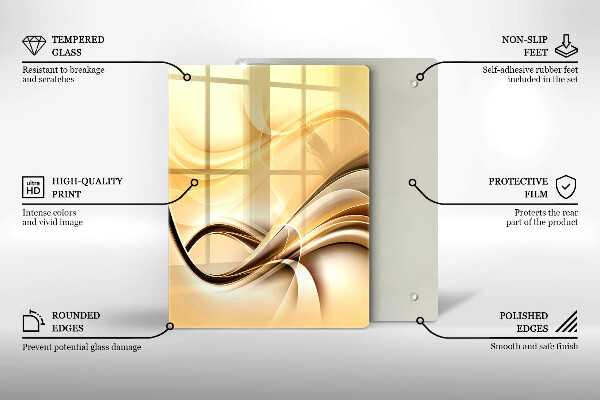 Kryt na sporák Abstrakcia dymu