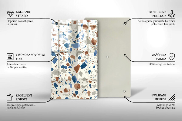 Kryt na indukčnú dosku Dekoratívna kamenina