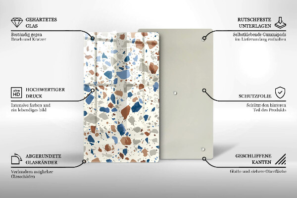 Kryt na indukčnú dosku Dekoratívna kamenina