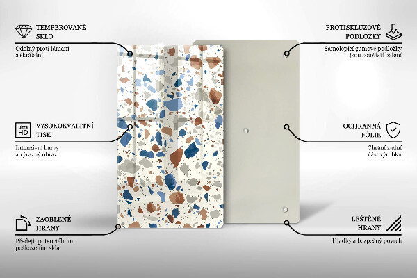 Kryt na indukčnú dosku Dekoratívna kamenina