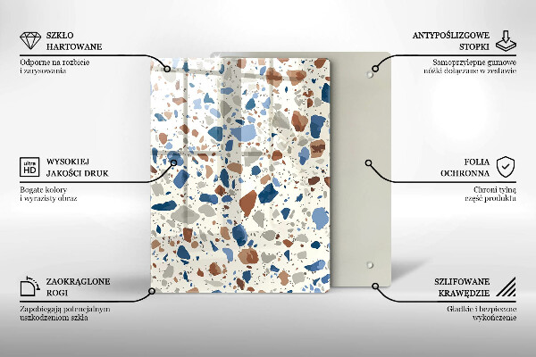 Kryt na indukčnú dosku Dekoratívna kamenina