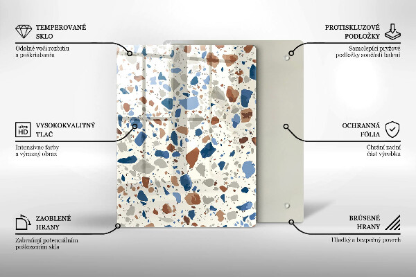 Kryt na indukčnú dosku Dekoratívna kamenina