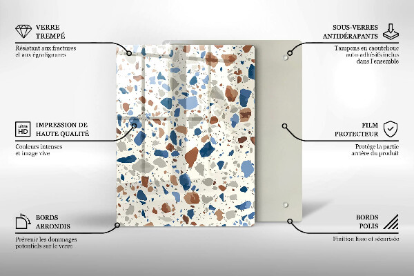Kryt na indukčnú dosku Dekoratívna kamenina