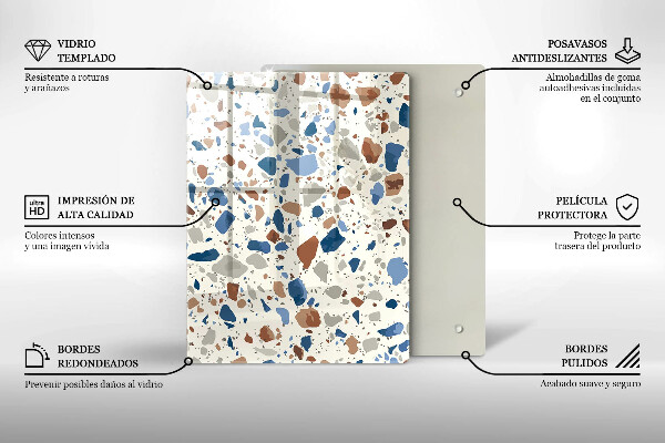 Kryt na indukčnú dosku Dekoratívna kamenina