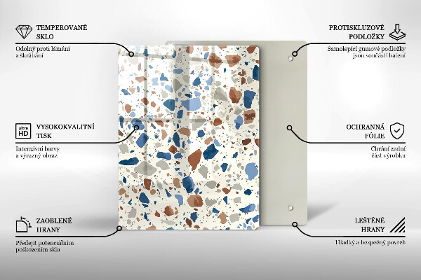 Kryt na indukčnú dosku Dekoratívna kamenina