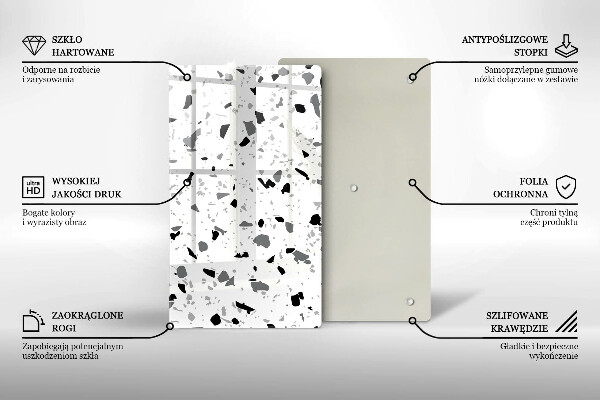 Kryt na indukčnú dosku Dekoratívna kamenina