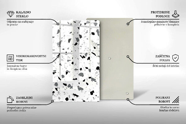 Kryt na indukčnú dosku Dekoratívna kamenina