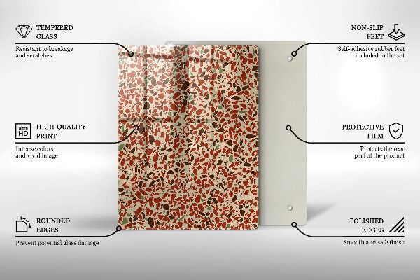 Kryt na indukčnú dosku Jemná kamenina