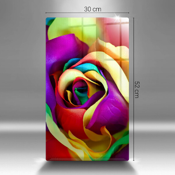 Kryt na sporák Farebné lupene ruží