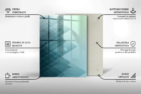 Kryt na sporák Abstraktné hory