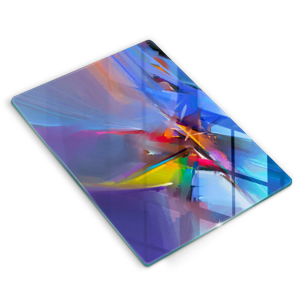 Kryt na sporák Maľovaná abstrakcia