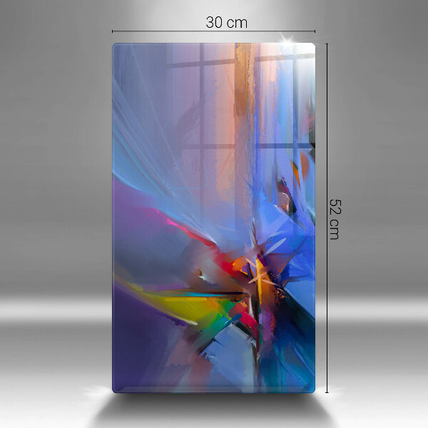 Kryt na sporák Maľovaná abstrakcia