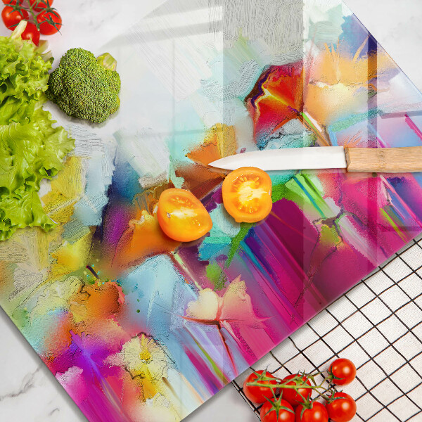 Kryt na sporák Maľované kvety