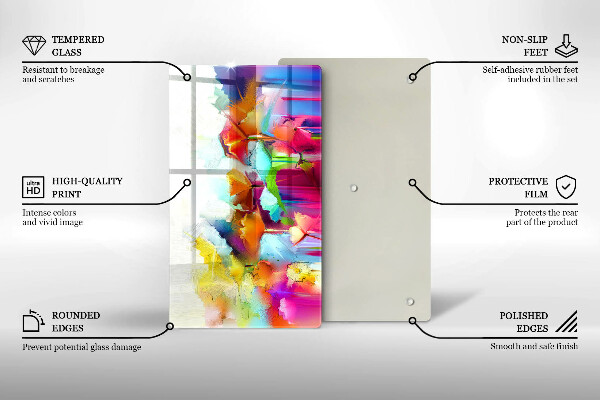 Kryt na sporák Maľované kvety