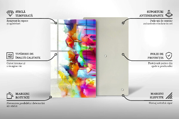 Kryt na sporák Maľované kvety