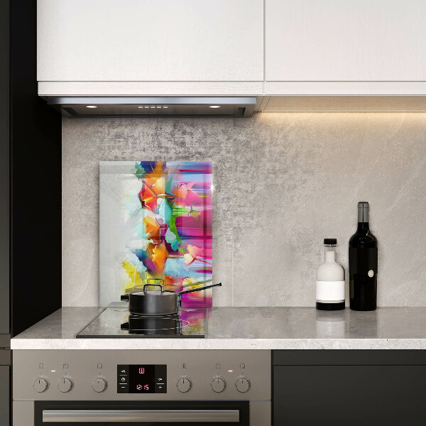 Kryt na sporák Maľované kvety