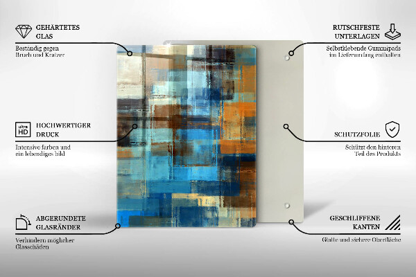 Kryt na sporák Maľované pozadie