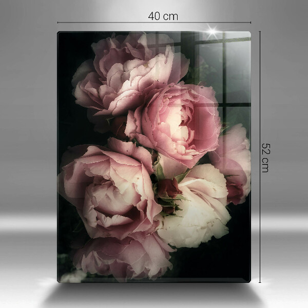 Kryt na sporák Kvety pivonky