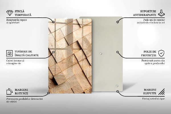 Kryt na sporák Drevené štvorce