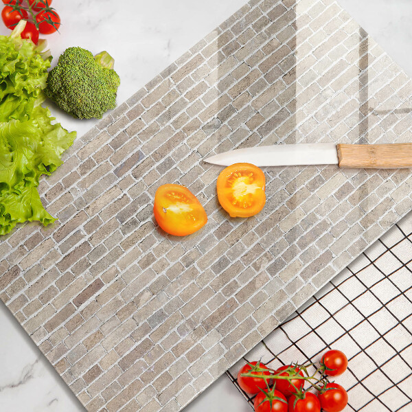 Kryt na sporák Svetlá tehlová stena