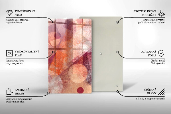 Kryt na sporák Abstraktné umenie