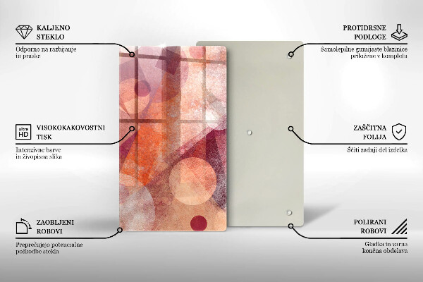 Kryt na sporák Abstraktné umenie