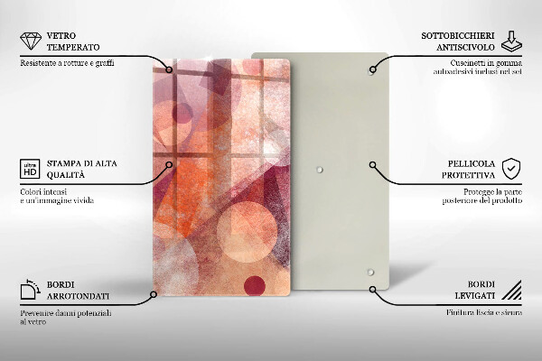 Kryt na sporák Abstraktné umenie