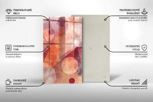 Kryt na sporák Abstraktné umenie