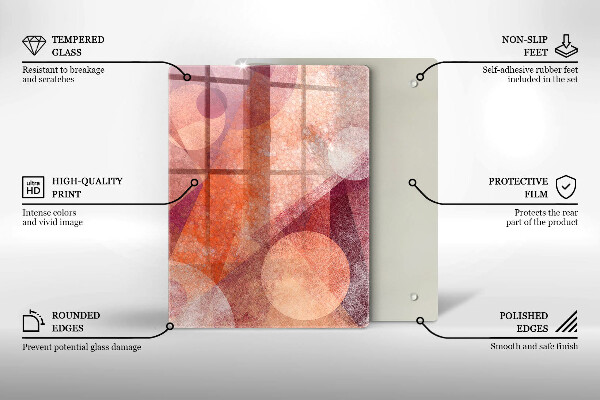 Kryt na sporák Abstraktné umenie