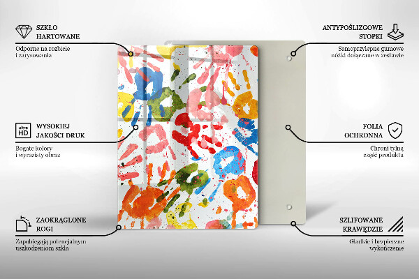 Kryt na sporák Stopy detských rúk