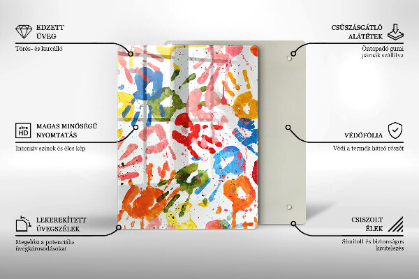 Kryt na sporák Stopy detských rúk