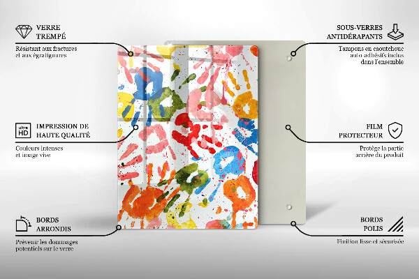 Kryt na sporák Stopy detských rúk