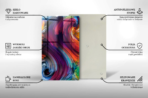 Kryt na sporák Farebné odlesky