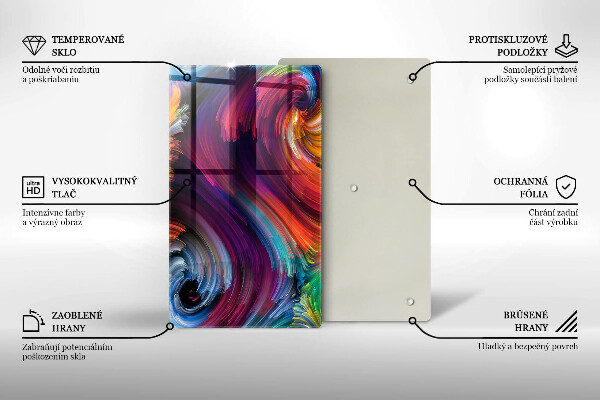 Kryt na sporák Farebné odlesky