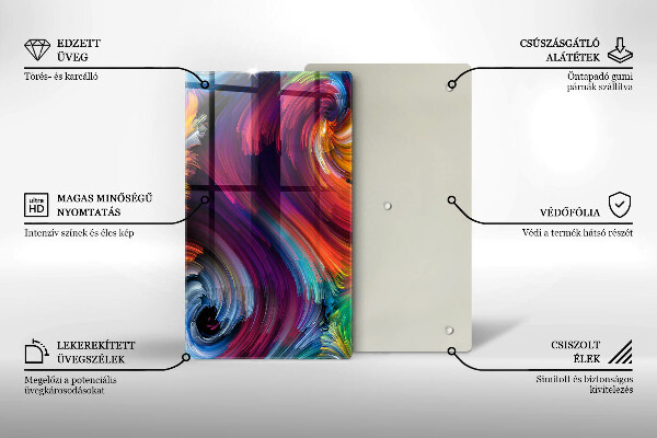 Kryt na sporák Farebné odlesky