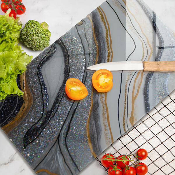 Kryt na sporák skala so zlatom