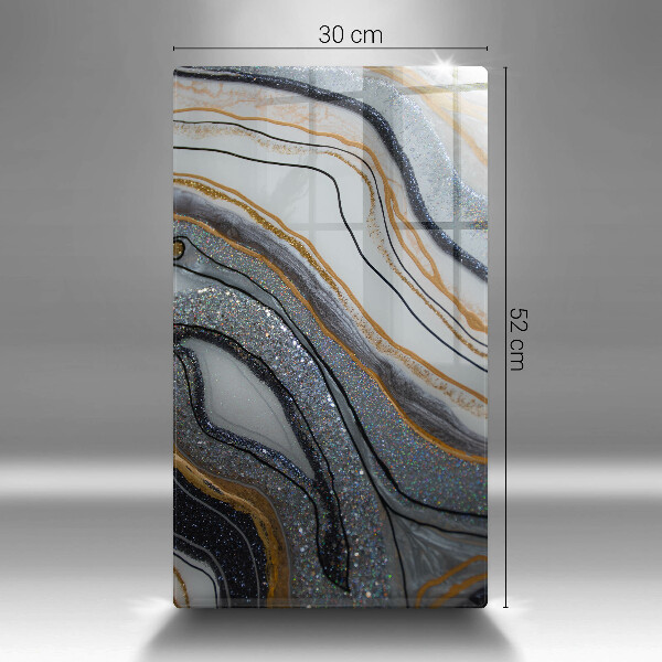 Kryt na sporák skala so zlatom