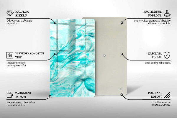 Kryt na sporák Abstrakcia farby