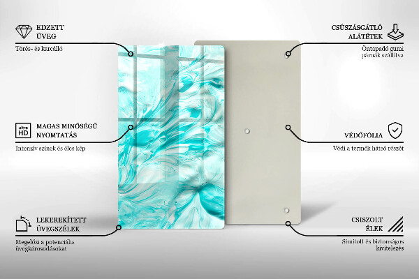 Kryt na sporák Abstrakcia farby