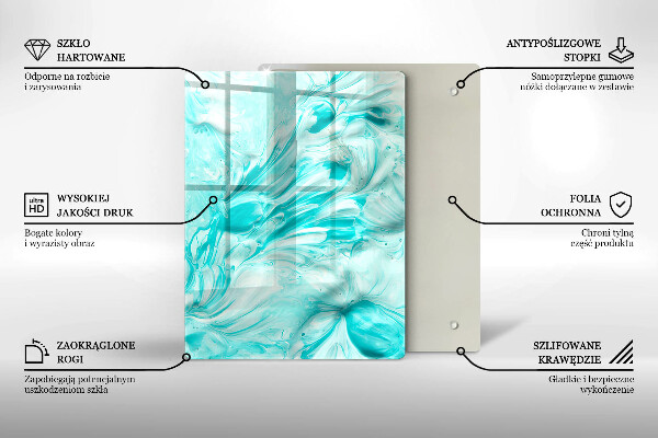 Kryt na sporák Abstrakcia farby