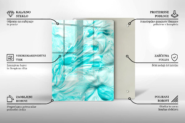 Kryt na sporák Abstrakcia farby